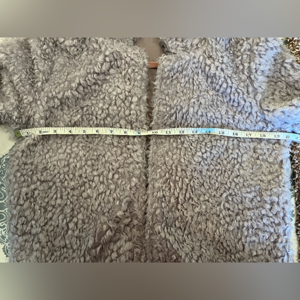 bishop + young Teddy Jacket in Grey Size Small - Picture 7 of 9
